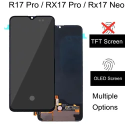 OLED TFT Screen For OPPO R17 RX17 PRO CPH1893 LCD Display Touch Screen Digitizer Replacement For OPPO RX17 Neo LCD