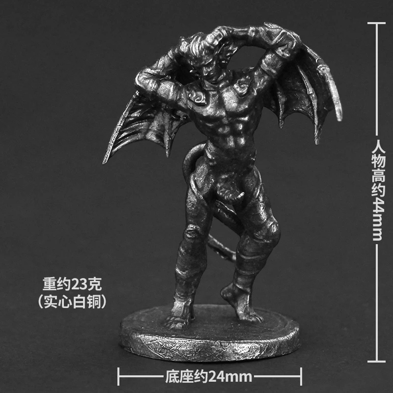 Figurinhas em Miniatura de Metal para Desktop Decor, Peças de Xadrez, Universo Católico Cometa, Guerreiro do Espaço Sideral, Coleção Toy Figures