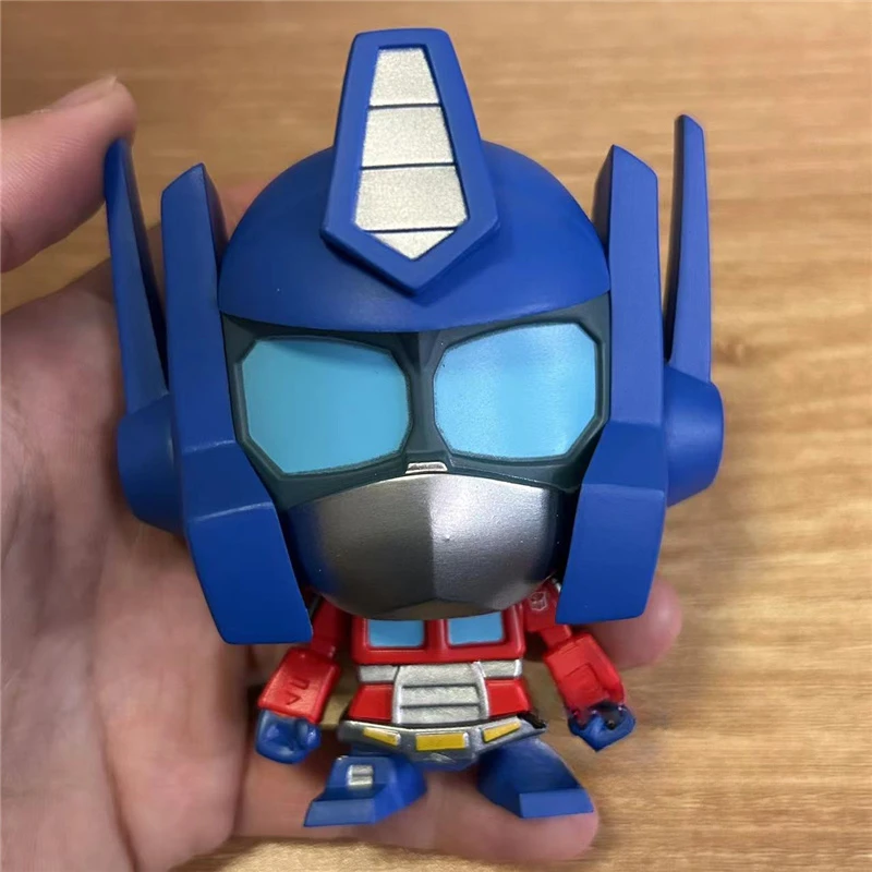 Transformers Q-version Cartoon Figure Optimus Prime Bumblebee Megatron Movable Joint Action Figure Model Toys Collect Ornaments