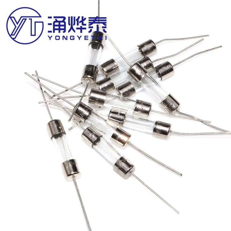 

Clearance Sales 10pcs Induction cooker glass fuse wire 5*20MM T8A with pins