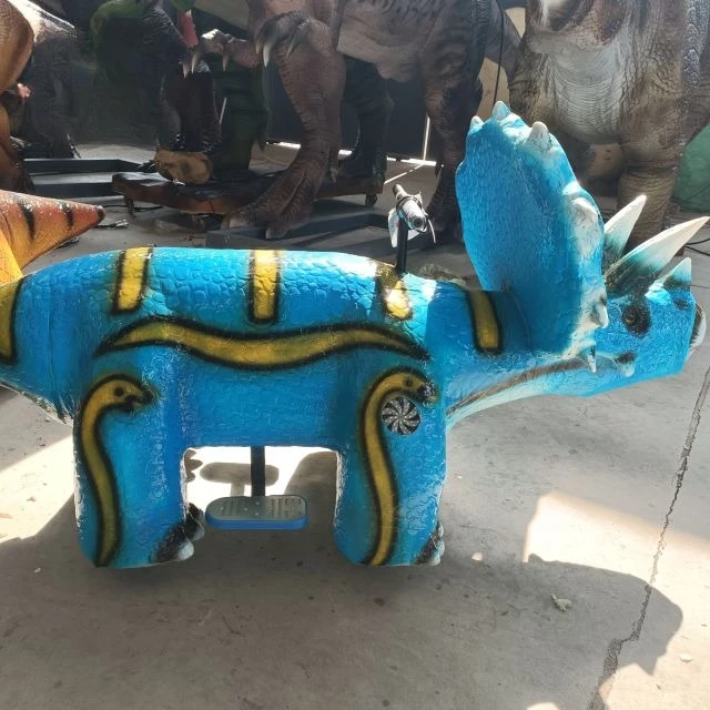 animated dinosaur scooter, electric dinosaur children's riding model, with custom music, suitable for indoor/outdoor parks