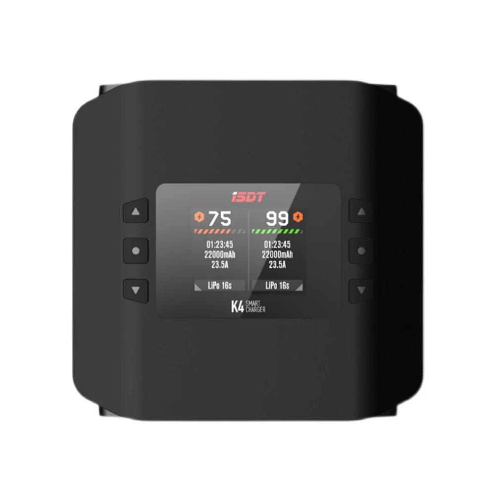 

НОВЫЙ двухканальный балансир батареи Lipo ISDT K4 AC 400W DC 600W 20A 1~8s RC зарядное устройство для 1-8S LiPo PB LiHv NiMH/Cd аккумуляторов