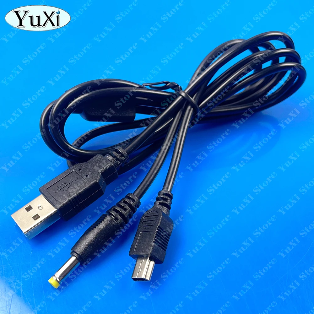 Charging USB Cable for PSP 1000/2000/3000 Data Transmission Power Charge Cable Cord For PSP 3001 3004 2001 2 in 1 USB Wire