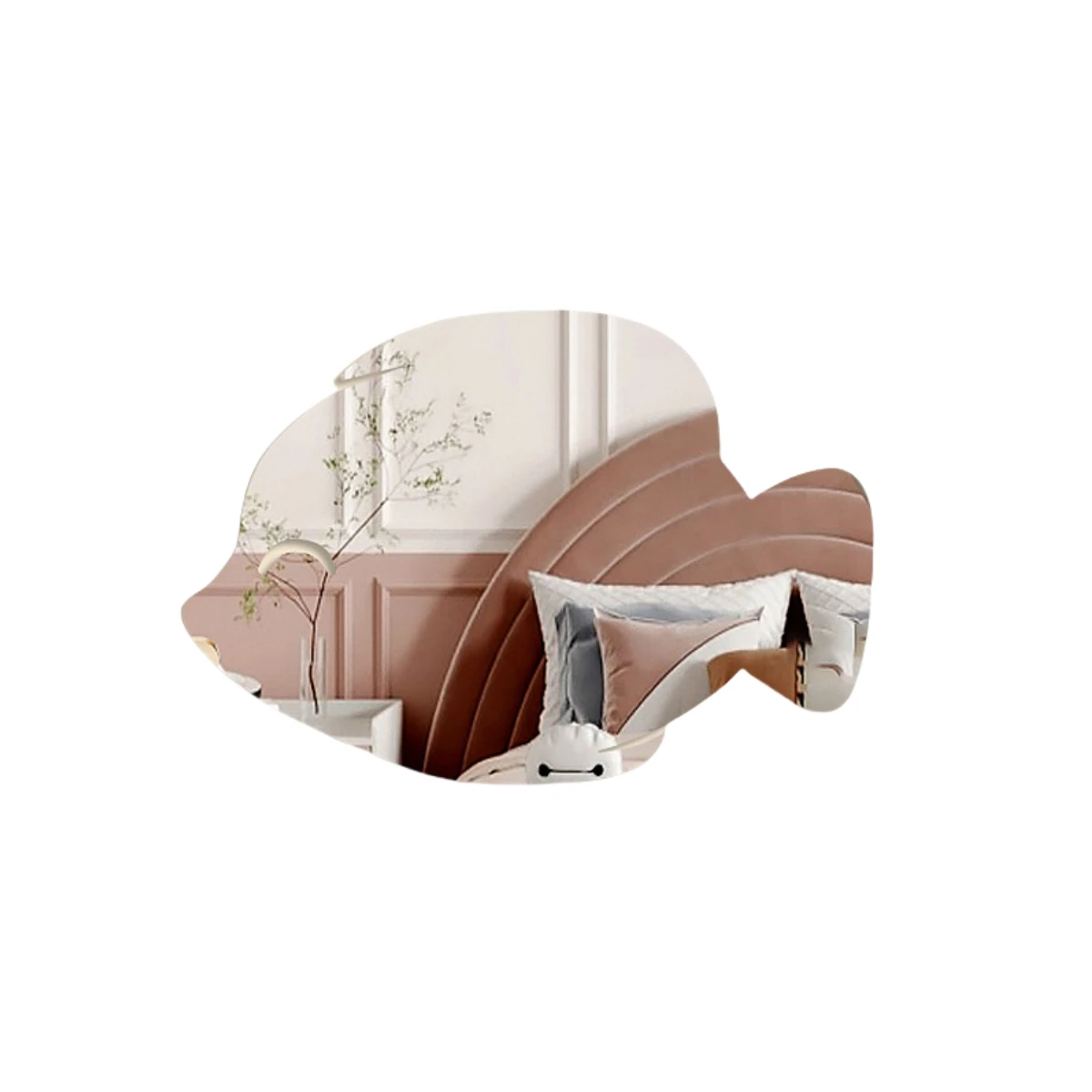 Irregular Mirror Nordic Bathroom for acrylic Wall Decorative Mirrors Shatterproof Cloud Shape Wall Mirror Stickers Home