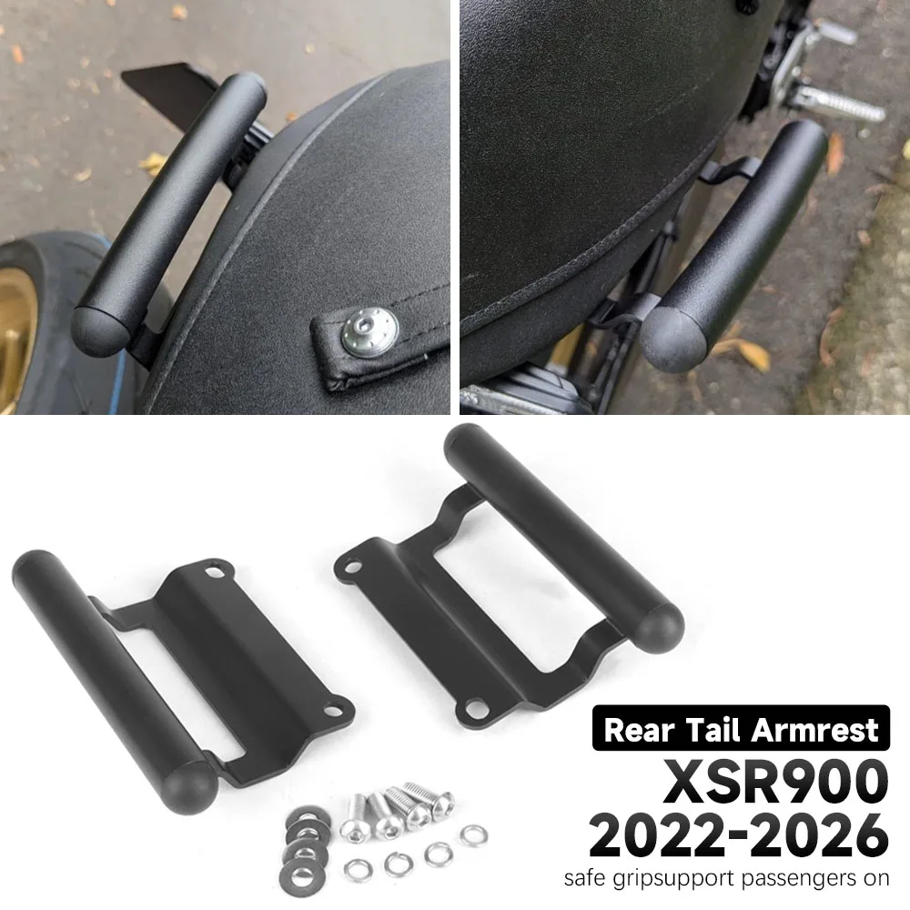 For Yamaha XSR900 XSR 900 xsr900 2022-2026 Motorcycle Rear PassengerHandle Tail Armrest Bracket Grab Bar Accessories