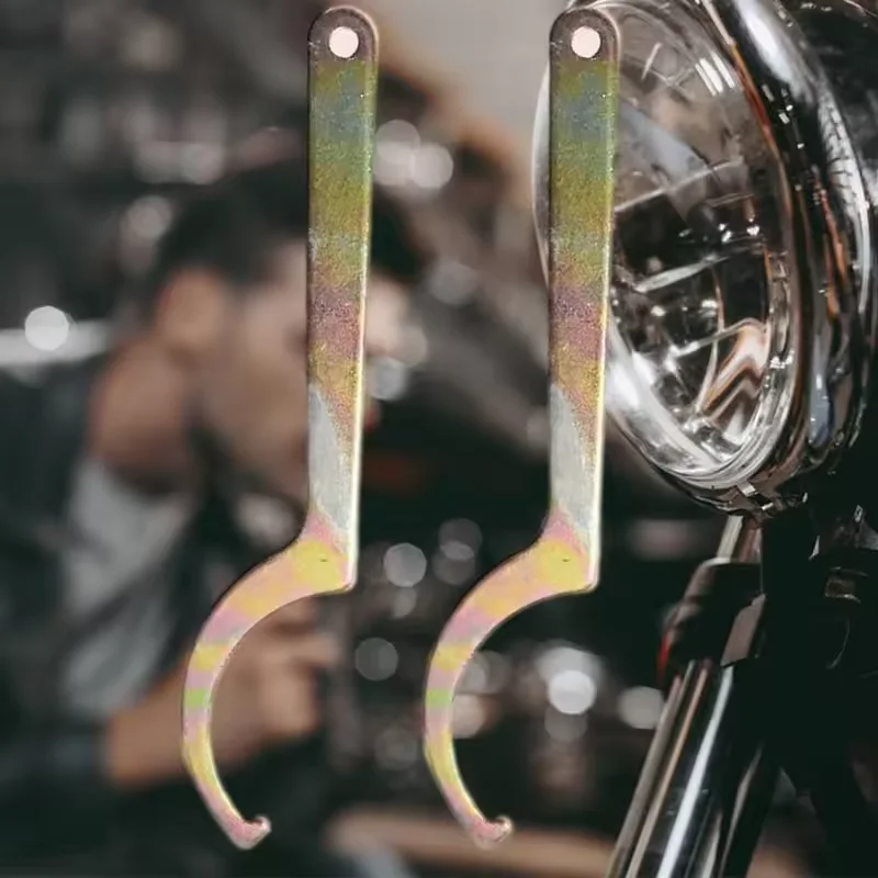 185mm Motorcycle Repair Tools Shock Absorber Moto Spanner Wrench Spring Adjuster Absorption Tool Modification Accessories image 4