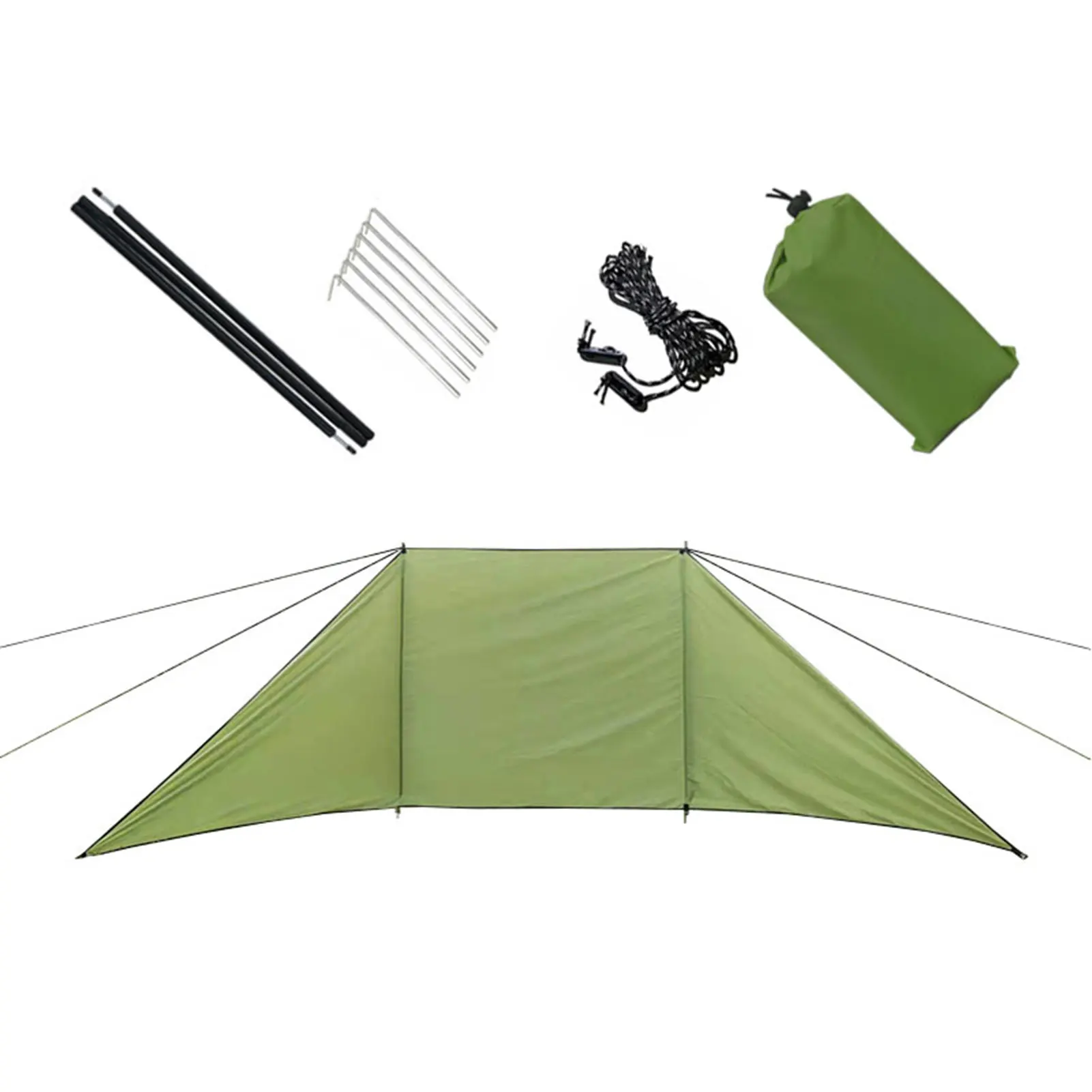 

Portable Picnic Windshields Multiple Shelters For Windproof Sunshade Stove Personal Privacy Detachable Beach Windscreen Stove