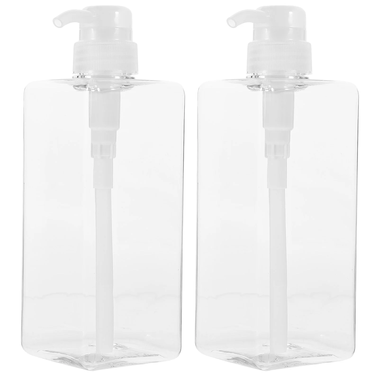 

2 Pcs Soap Dispenser Pumps Sink Refillable Bottle Clear Bottles Shampoo With Filling