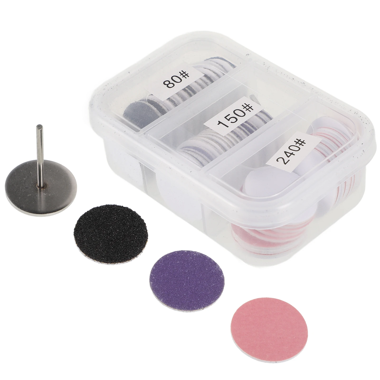 

Nail Art Sanding Pads Feet Electric Sandpaper Replacement Discs Double Sided Foot Callus Remover Pedicure Tools For