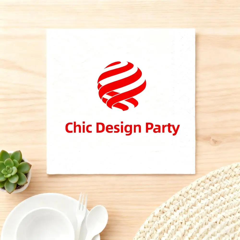 50-500pcs Custom Paper Napkins for Wedding Custom Napkins of Cocktail Napkin,For restauran, bakerie, Hen Party Baby Shower