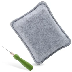 MIUSIE 1PC Felting Underlay Felting Starter Set Dry Felt Pad With Felting Needle Holder And Felting Needles Wool DIY Tool