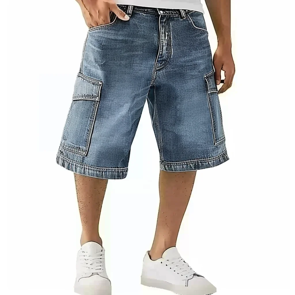 

Jorts Mens Baggy Jean Shorts