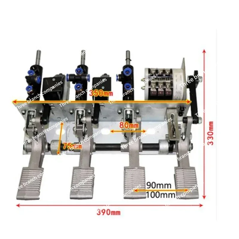 Aluminum/steel frame 3 legs /4 feet with switch foot pedal assembly tire remover chassis fittings