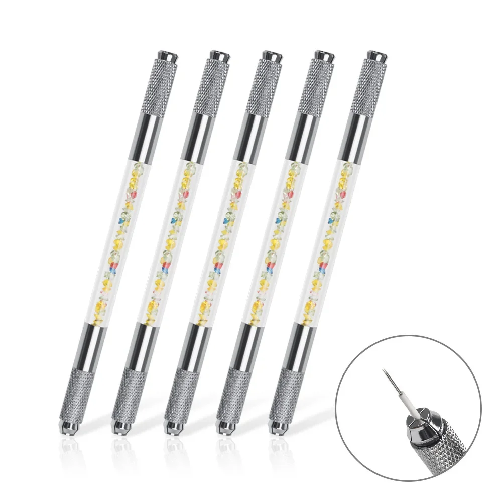 

Rhinestone pen Double head mixed color Microblading Rhinestone pen New Dual-ended Dotting Nail Art Rhinestone