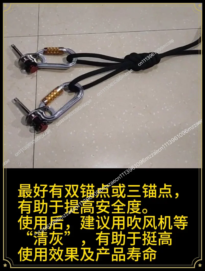 M12 Climbing Expansion Bolt X60, Removable Anchor Point for Aerial Work, Fixed Expansion Nail