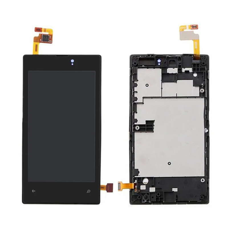 4.0 \'\' Original LCD For Nokia Lumia 520 LCD Display Touch Screen Digitizer With Frame Replacement Parts For Nokia 520 LCD Screen