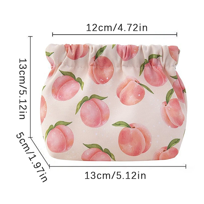 Small Cosmetic Bag Shrapnel Bag For Purse,Mini Cosmetic Bag For Women,Travel Coin Purse Self-closing Small Travel Kit Lipstick