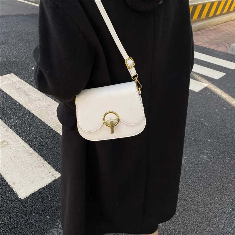 Solidna skóra torby Crossbody dla kobiet 2023 popularnej marki torebki i torebki damskie Vintage torby na ramię torba damska Tote