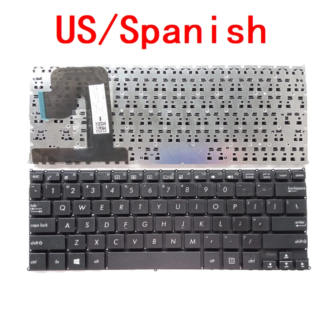 

New US Spanish Laptop Keyboard For ASUS VivoBook Flip 12 TP203 TP203N TP203NAH Notebook PC Replacement