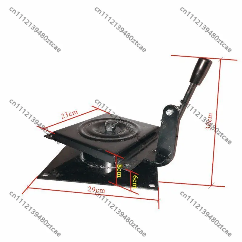 Lever Control RV Seat Swivel Base High Turntable Surround Limit Rotating Adjuster Yacht Table Base Accessory
