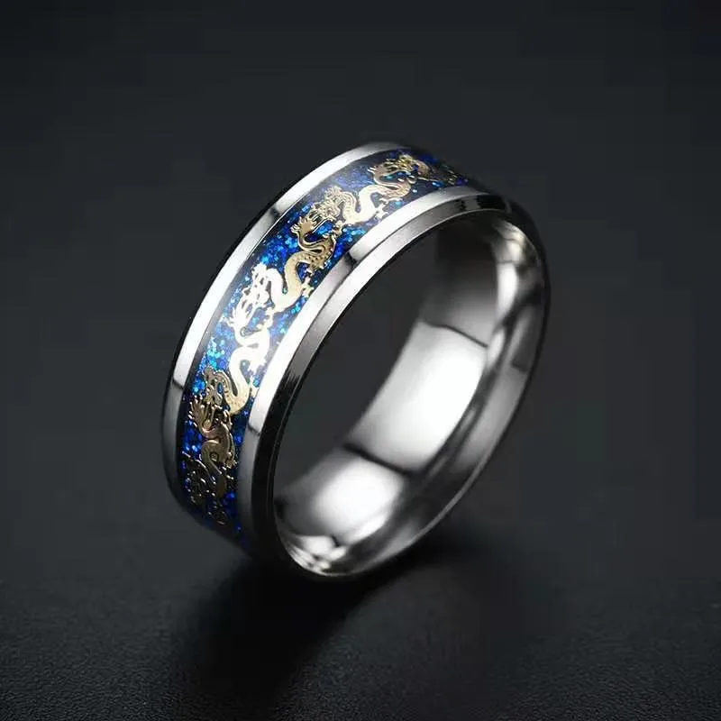 

Men's rings, lucky rings, amulet rings, bold statement rings, gifts for men, gifts for dragon lovers