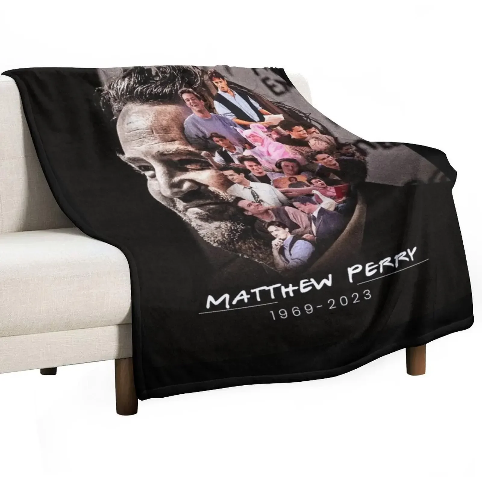 

Matthew Perry Throw Blanket Large Multi-Purpose wednesday For Decorative Sofa Blankets