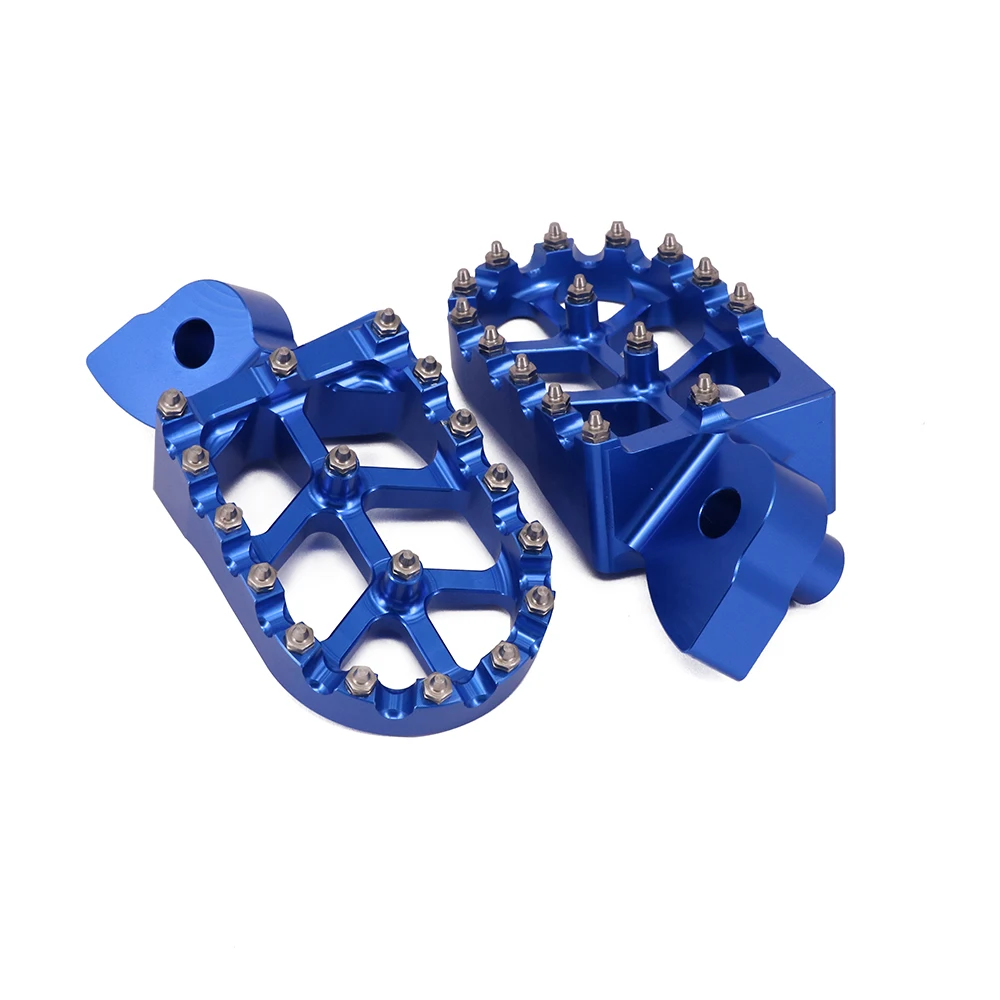 

Motocross CNC Anodized Aluminum Footpegs, Dirt Bike 65-450cc Foot Rest