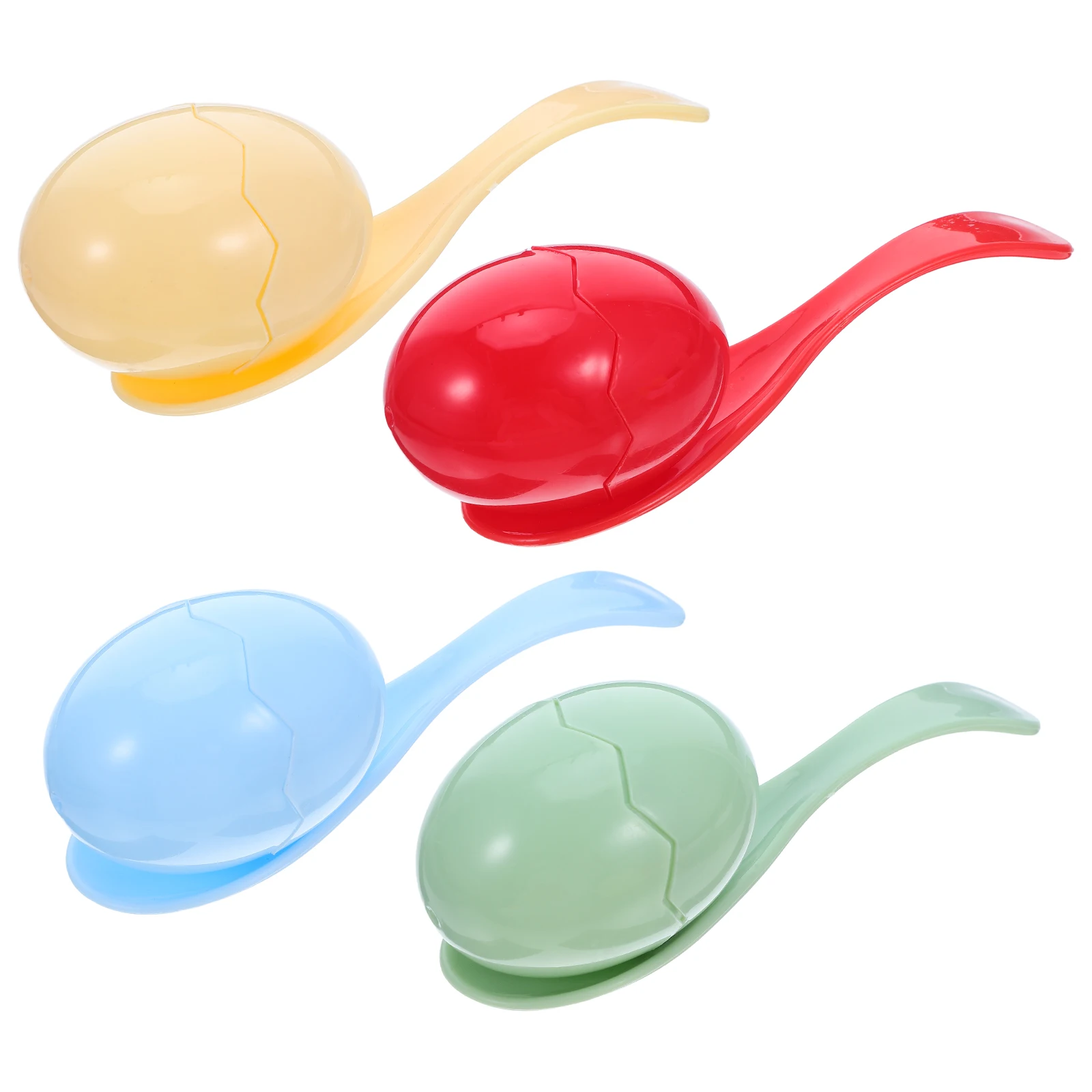

1 Set Egg Spoon Race Game Balance Training For Kids Plastic Outdoor Indoor Activity Team Building Party Coordination