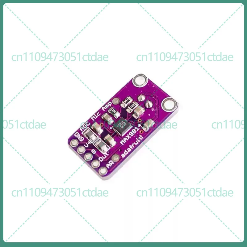 5-25pcs For Low Distortion MAX9814 Audio Amplifier PCB CMA-4544PF-W Condenser Mic For Arduino ESP32 Voice DIY Accessory
