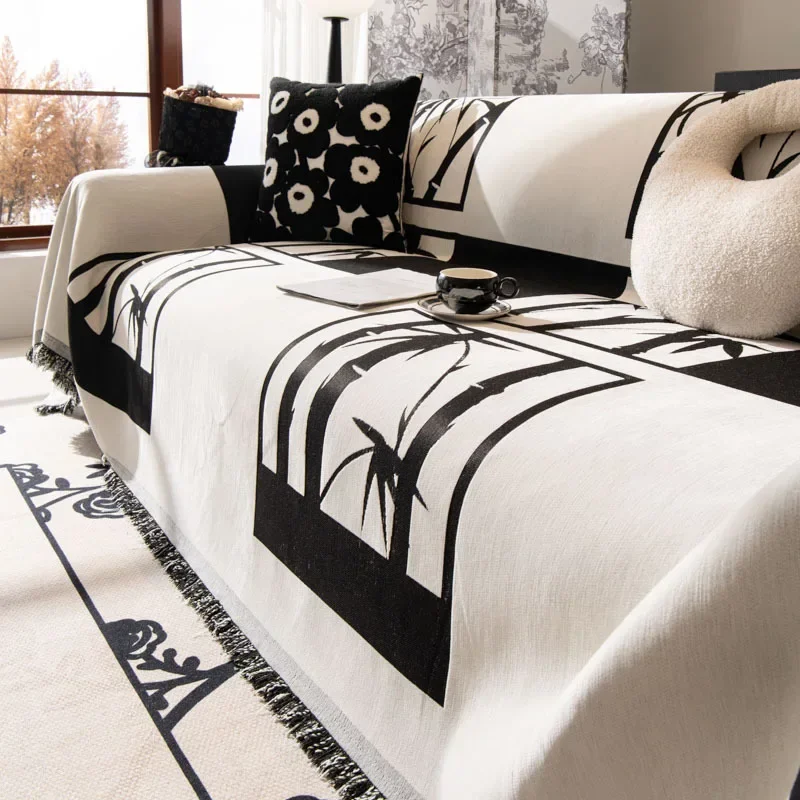 Chenille Bohemian Style Four Season Universal Dustproof Sofa Cover Cloth Towel All Inclusive Universal Sofa Cover