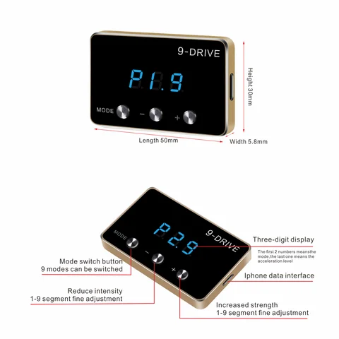 for SUZUKI SWIFT 2017.1+and SUZUKI JIMNY 2019+ 9-drive elctronic throttle controller Acceleration performance chip speed up