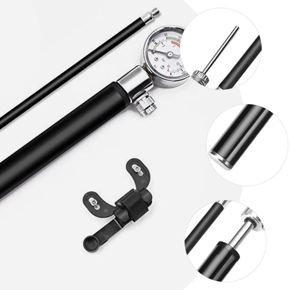 1 set High Pressure Bicycle Air Pump Portable Hand Pump For Bike Tire Inflation No Leak Design Compatible With Mountain Bikes