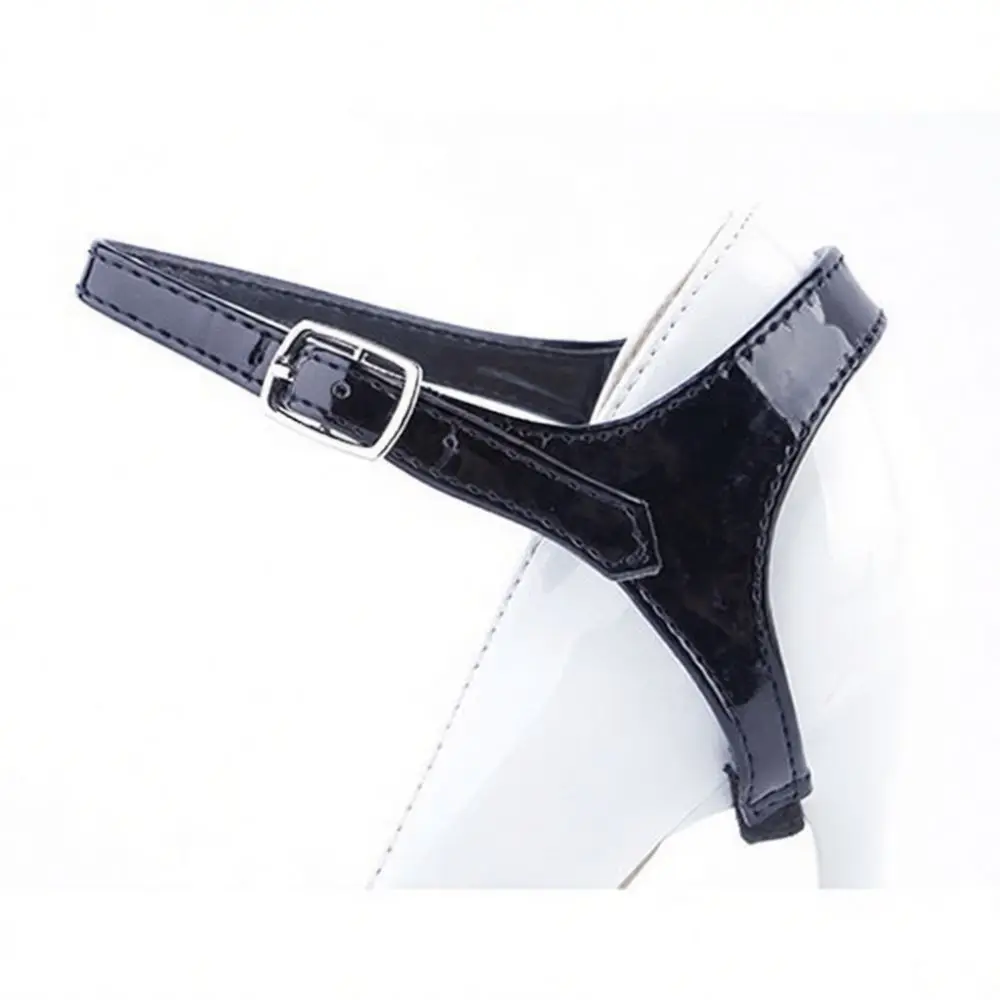 Women Heel Support Strap Prevent Slipping Off Anti Drop Band For Leather Shoes Fashion Commuter Decorative Shoe Piece