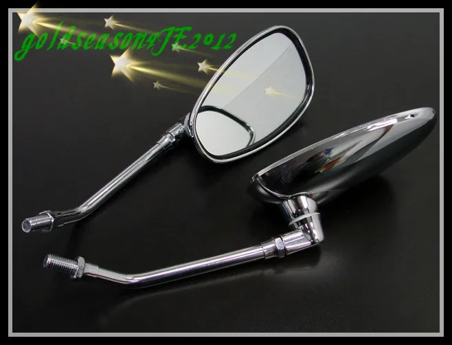 Chrome Left Right Mirrors FOR Honda Rebel Shadow 600 750 VTX 1300 1800