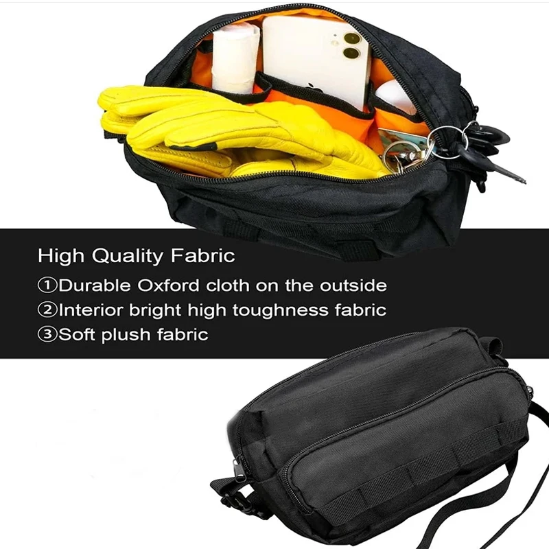 

Motorcycle Front Storage Bag Handlebar Bag Motor Bar Pack Universal For Yamaha MT01 FZ 07 MT07 FZ 09 Cruiser Softail Sportsters