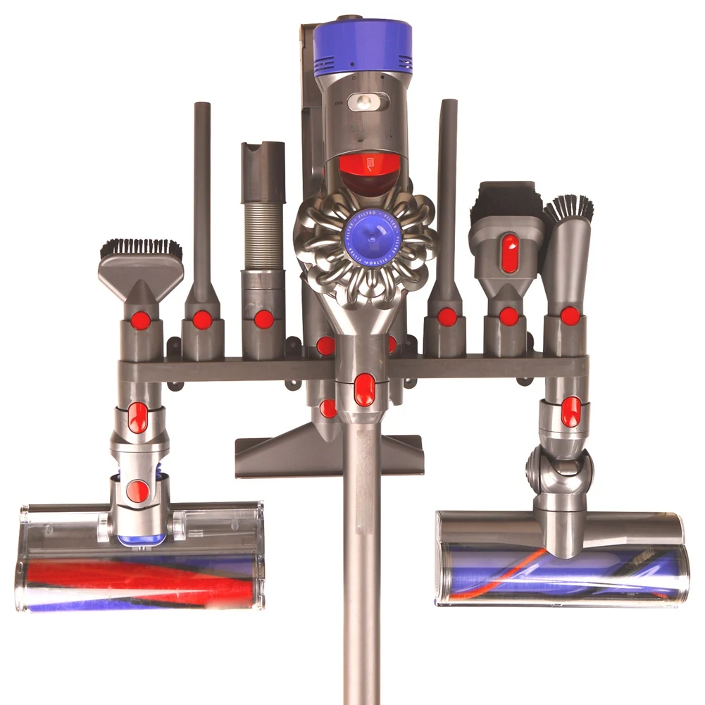 2 szt. Uchwyt na akcesoria do odkurzacz Dyson V15 V12 V11 V10 V8 V7 uchwyt mocujący na ścianę uchwyt narzędziowy Organizer