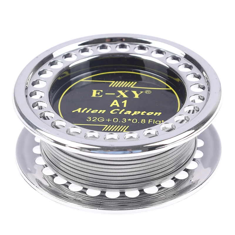 Flat Alien Clapton Wire 32GA 15 Feet DIY Coil for RDA RBA Rebuildable Heating