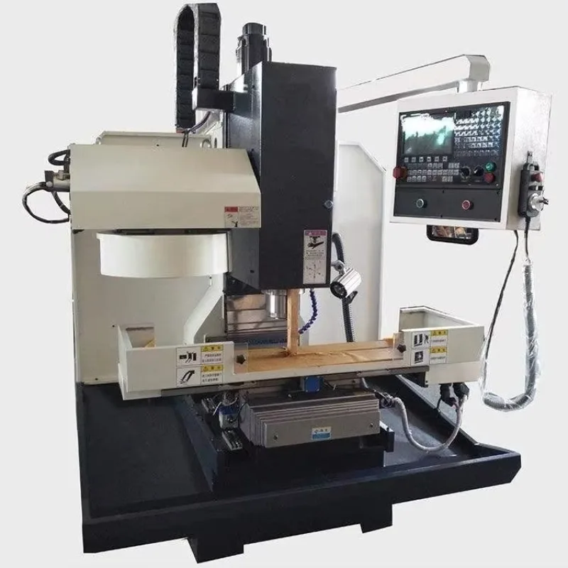 Mesin Bor dan Frais XK7126 Pusat Permesinan Kecil Dapat Menambahkan Sumbu Keempat Peralatan Pengajaran Sekolah CNC