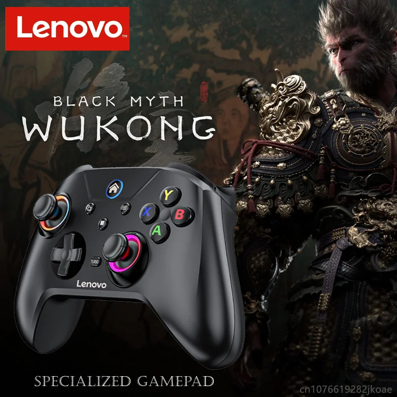 New Lenovo S02 Wireless Controller Bluetooth Gamepad for Nintendo Switch,PC,Android TV,IOS PC Joysticks Six-axis Dual Vibration