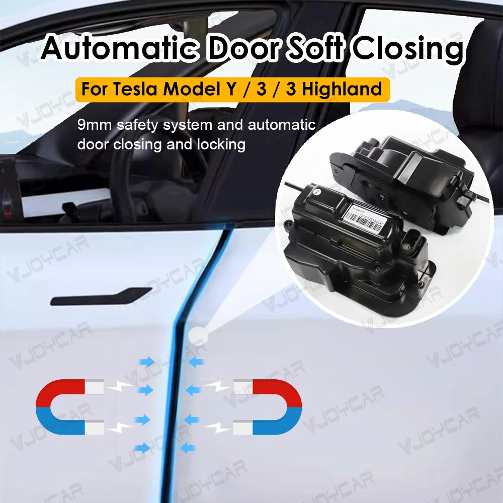 for Tesla Model Y 3 Soft Closing Model 3 Highland Soft Close Smart Auto Electric Suction Door Closing Opening High Anti-Pinch