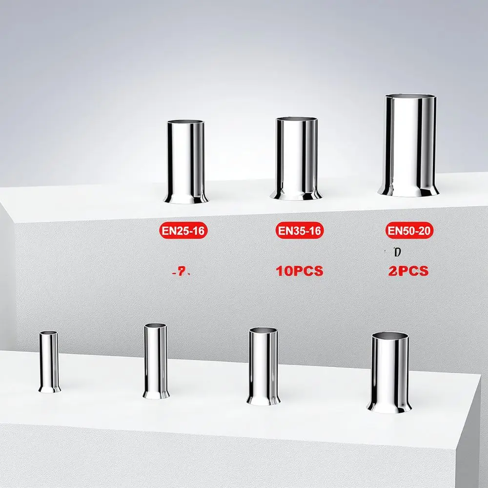For For Jintuotuo EN Terminal Kit Electrical Wire Ferrules Copper Tinned Connectors Set Industrial Cable Maintenance Tools