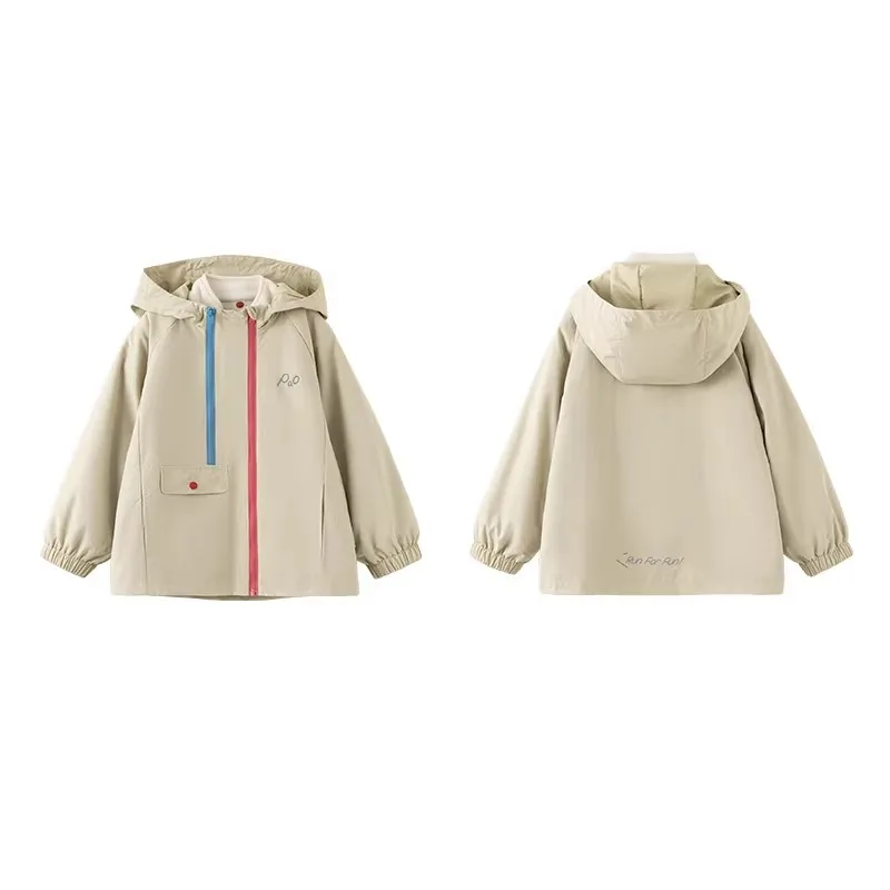 Jackets Children's Waterproof Hooded Jackets Girls and Boys Two-piece Combination Wear Casual Outdoor Three-in-one Jackets