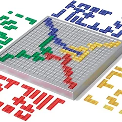 Juego de estrategia Blokus para niños, juego de mesa educativo, fácil de jugar, serie de juegos de interior, regalo de fiesta