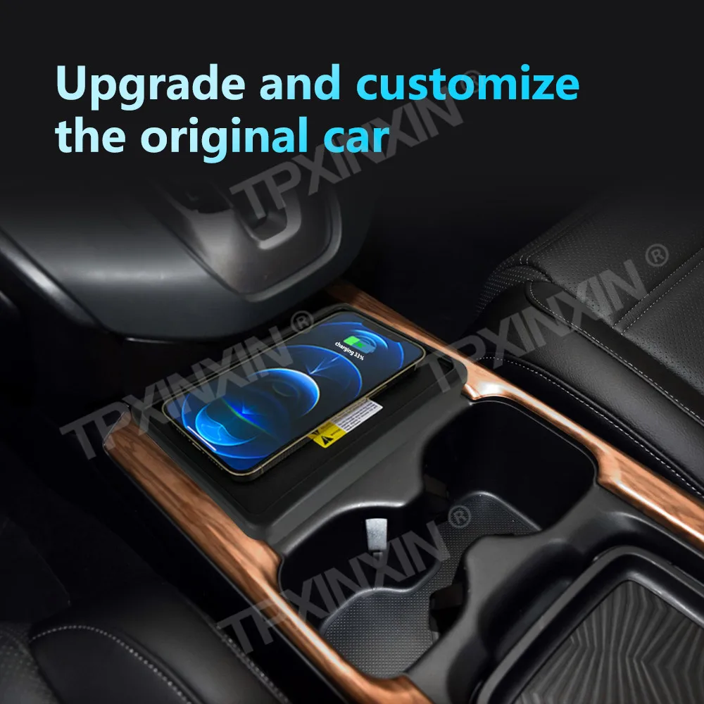

For Honda CR-V 2017-2019 Quick QI Car Wireless Charger Fast Charging Intelligent Infrared Mobile Phone Dashboard