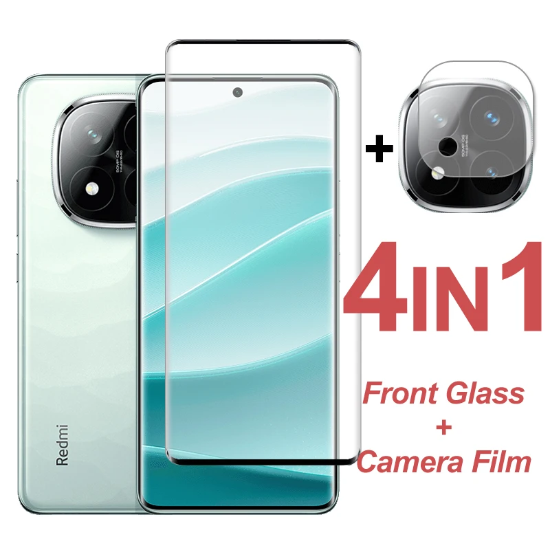 For Xiaomi Redmi Note 14 Pro Plus Glass Screen Protector Full Cover Tempered Glass Protective Camera Lens Film Note 14 Pro Plus