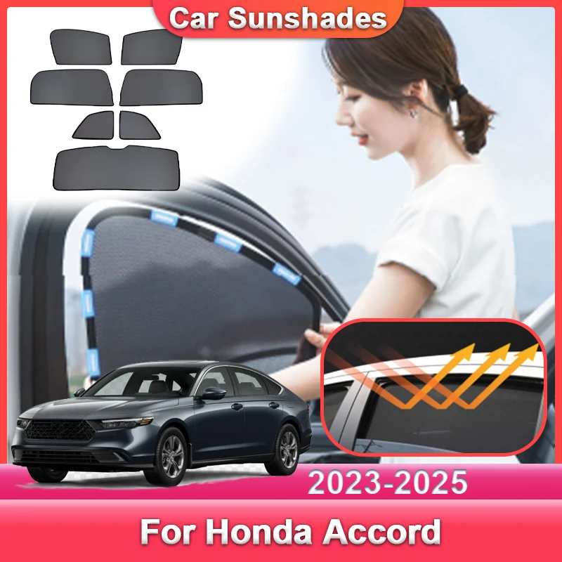 

Сетчатый солнцезащитный козырек для лобового стекла для Honda Accord 11 11 CY 2023 2024 2025 Автомобильный солнцезащитный козырек с защитой от ультрафиолета, крышка лобового стекла