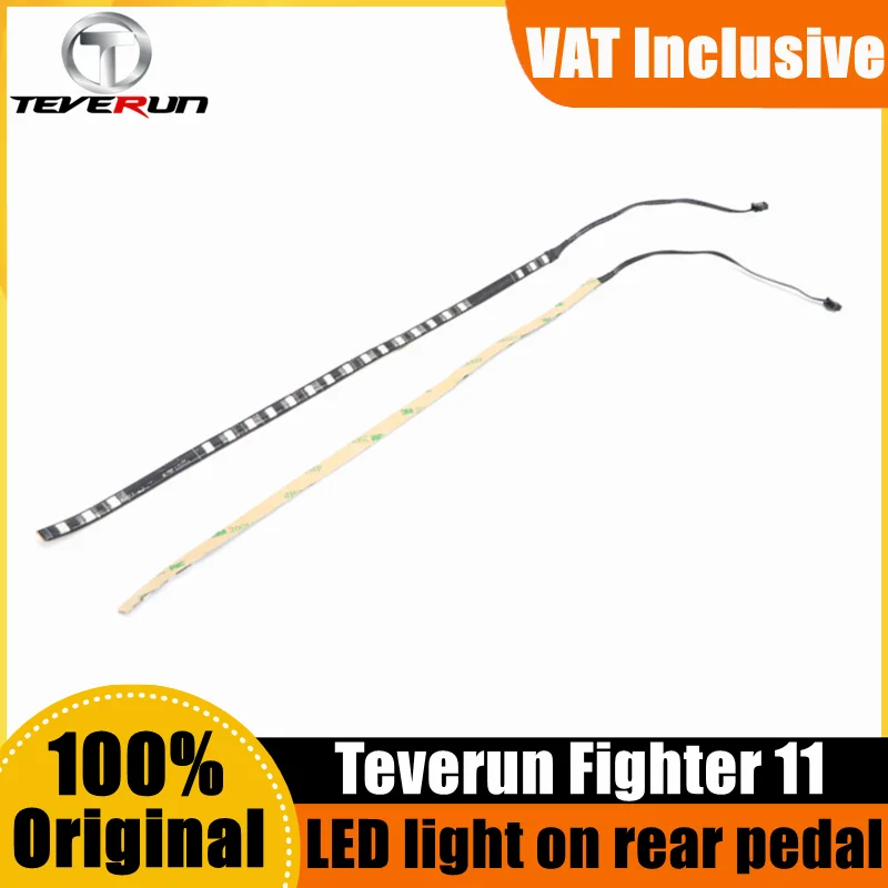 Original Rear Pedal Light Strip For Teverun Fighter 11+ FighterSurpeme Fighter Supreme7260R Electric Scooter Lamp Belt On Pedal