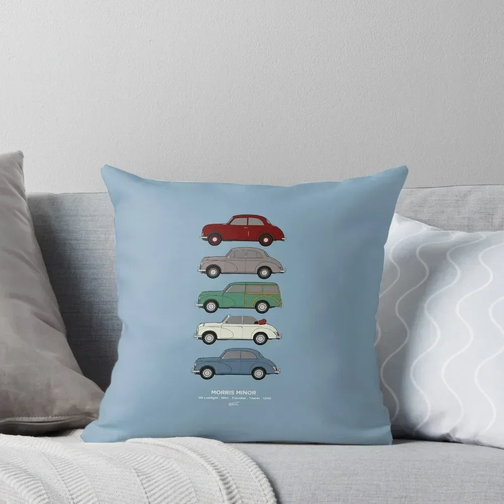 

Morris Minor Classic Car Collection Artwork Throw Pillow Cushions Cover Christmas Pillow Covers Couch Cushions pillow