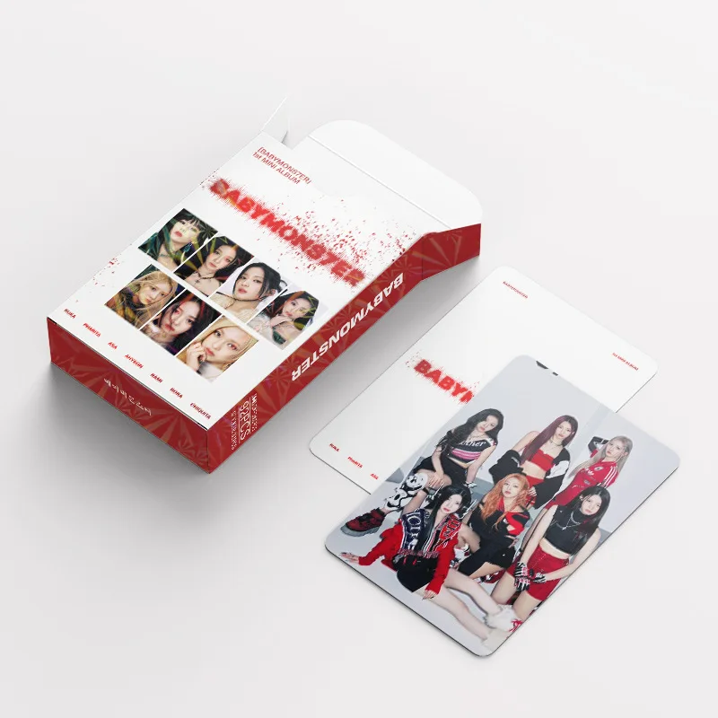 Imagem -05 - Kpop Idol Baby Monster Lomo Photocards Cartões Novo Álbum Preso no segundo hd Cartão de Impressão Adesivo Presentes Fãs Coleção 92 Pcs por Conjunto