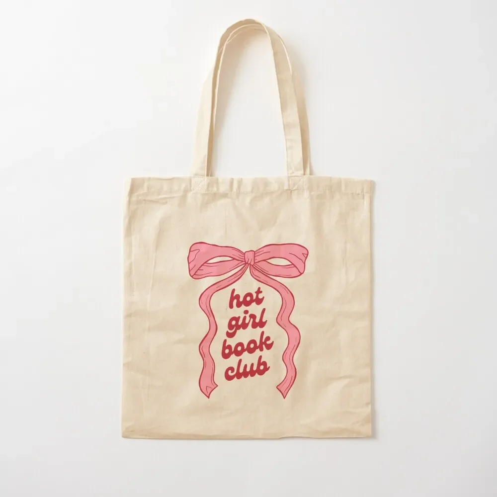 hot girl book club bow design Tote Bag shopper bags custom bags the tote bag personalized tote Bag